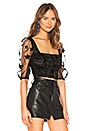 view 2 of 5 Anden Top in Black Stars