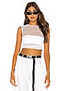 view 1 of 4 Lisa Mesh Top in White