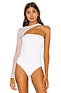 view 2 of 5 Jeffrey Bodysuit in White