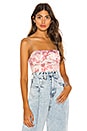 view 1 of 4 Monique Bustier Top in Pink Floral