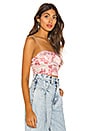 view 2 of 4 Monique Bustier Top in Pink Floral