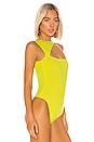 view 3 of 5 Tatiana Bodysuit in Lime Yellow