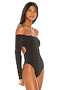 view 3 of 6 BODY À MANCHES LONGUES ALLEGRO in Stardust Black