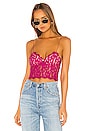 view 1 of 4 TOP CROPPED KEYLA in Fuchsia