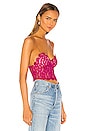 view 2 of 4 TOP CROPPED KEYLA in Fuchsia