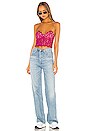 view 4 of 4 TOP CROPPED KEYLA in Fuchsia