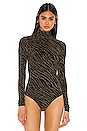 view 2 of 6 Melissa Bodysuit in Gold & Black