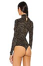 view 4 of 6 Melissa Bodysuit in Gold & Black