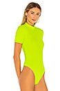 view 3 of 5 Janice Bodysuit in Neon Yellow