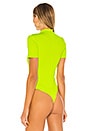 view 4 of 5 Janice Bodysuit in Neon Yellow