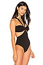 view 3 of 5 Twist Bandeau Bodysuit in Black