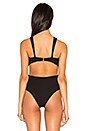 view 4 of 5 Twist Bandeau Bodysuit in Black