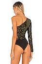 view 6 of 7 Karly Bodysuit in Black & Gold