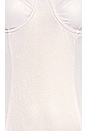 view 6 of 6 Echo Bodysuit in White Gold