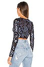 view 3 of 5 Ira Top in Dusk Blue