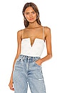 view 1 of 6 Tris Bodysuit in White