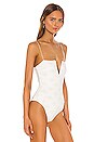 view 3 of 6 Tris Bodysuit in White