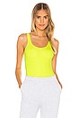 view 1 of 5 Lena Bodysuit in Chartreuse