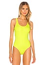 view 2 of 5 Lena Bodysuit in Chartreuse