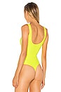 view 4 of 5 Lena Bodysuit in Chartreuse
