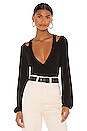 view 1 of 4 Cut Out Nikkie Top in Black