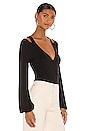 view 2 of 4 Cut Out Nikkie Top in Black
