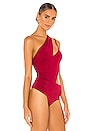 view 3 of 5 Maxim Bodysuit in Dark Red