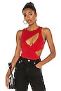 view 1 of 6 Kyoto Bodysuit in Red