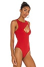view 3 of 6 Kyoto Bodysuit in Red