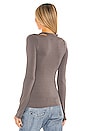 view 3 of 4 Alice Top in Charcoal Grey
