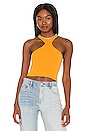 view 1 of 4 Kyla Cropped Top in Orange Apricot