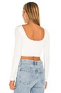 view 3 of 4 Hibi Crop Top in White