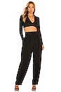 view 4 of 4 Flynn Cropped Top in Black
