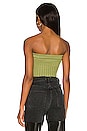 view 3 of 4 Loren Knit Tube Top in Olive Green