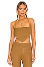 view 1 of 4 Gretna Crochet Halter Top in Sundial