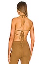 view 3 of 4 Gretna Crochet Halter Top in Sundial