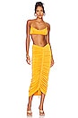 view 4 of 4 Poppy Crop Top in Sunset Yellow