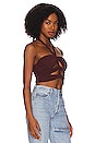 view 2 of 4 Kayla Crop Top in Brown