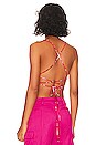 view 3 of 5 Dionne Top in Red Swirl Print