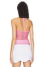 view 3 of 5 Saira Sequin Knit Halter Top in Pink