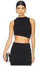 view 1 of 4 x Maggie MacDonald Inez Crop Top in Black