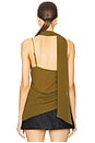 view 3 of 4 Anderson Top in Olive Green