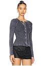 view 3 of 5 ZAIRA 탑 in Charcoal Grey