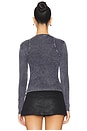 view 4 of 5 ZAIRA 탑 in Charcoal Grey