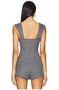 view 3 of 4 Delanie Top in Charcoal Grey