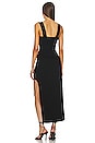 view 4 of 4 Draped Milano High Low Gown in Black