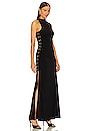 view 1 of 3 Ruched Jersey Gown in Black