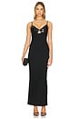 view 1 of 4 Sequin Bandage Gown in Black