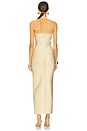 view 3 of 4 VESTIDO METALIZADO IRIS in Met Gold