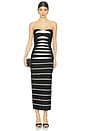 view 1 of 3 The Cameron Gown in Blk Alab Cmb